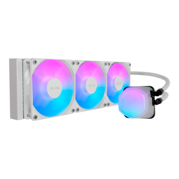 Elite Liquid 360, White, 360mm Radiator, Liquid Cooling System