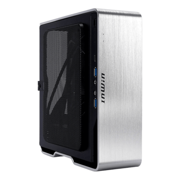 Chopin MAX, 200W 80 PLUS Gold PSU, Mini-ITX, Silver, Slim Case