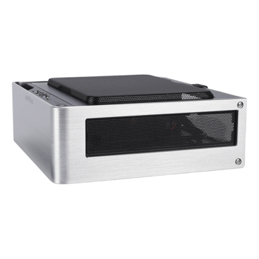 Chopin MAX, 200W 80 PLUS Gold PSU, Mini-ITX, Silver, Slim Case