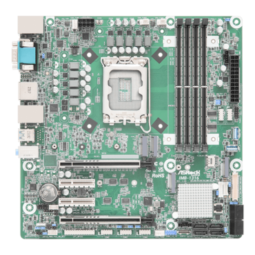 IMB-1316, Intel® Q670 Chipset, LGA 1700, SIM socket, microATX Motherboard