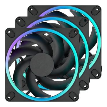 Momentum 14 RGB 3 x 140mm, ARGB LEDs, 1800 RPM, 74.39 CFM, 28 dBA, Cooling Fan