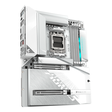 X870 AORUS STEALTH ICE, AMD X870 Chipset, AM5, ATX Motherboard
