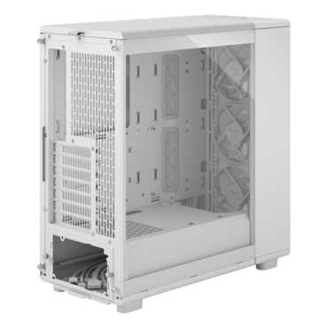 Epoch TG Clear, Tempered Glass, No PSU, ATX, White, Mid Tower Case