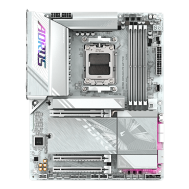 X870E AORUS ELITE WIFI7 ICE, AMD X870E Chipset, AM5, ATX Motherboard