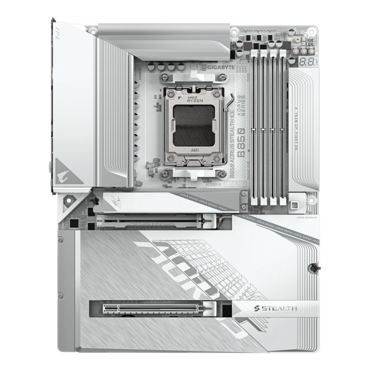 B850 AORUS STEALTH ICE, AMD B850 Chipset, AM5, ATX Motherboard