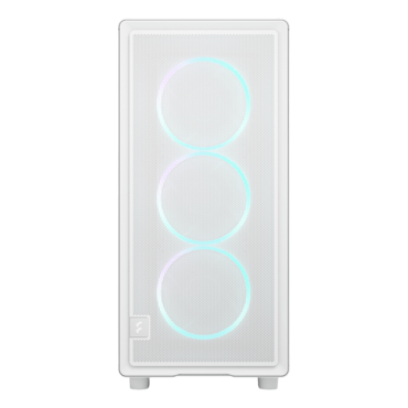 Epoch TG RGB Clear, Tempered Glass, No PSU, ATX, White, Mid Tower Case