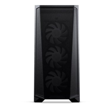 Eclipse G370A, Tempered Glass, No PSU, E-ATX, Black, Mid Tower Case