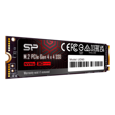 4TB UD90, 5000 / 4500 MB/s, 3D NAND, PCIe NVMe 4.0 x4, M.2 2280 SSD