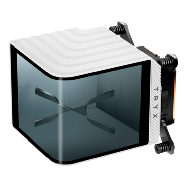 PANORAMA WB White, w/LCD, Copper, CPU Water Block