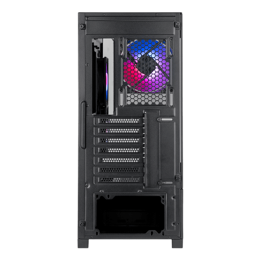 Lucid 05, Tempered Glass, No PSU, ATX, Black, Mid Tower Case