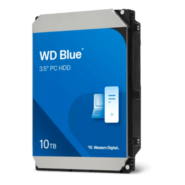 10TB WD Blue WD100EAGZ, 7200 RPM, SATA 6Gb/s, 512MB cache, 3.5" HDD