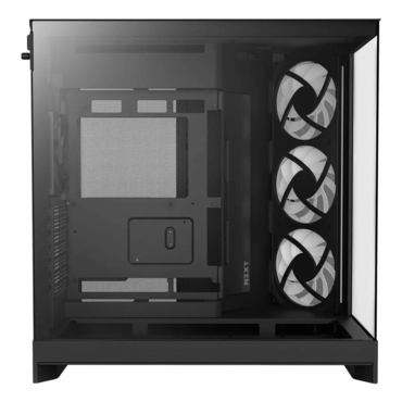 H9 Flow RGB, Tempered Glass, No PSU, E-ATX, Black, Mid Tower Case