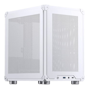 C6, No PSU, microATX, White, Mini Cube Case