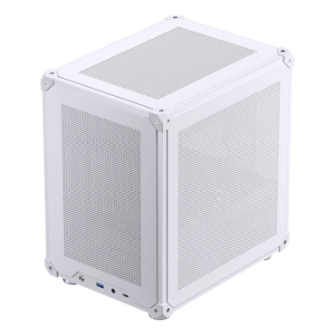 C6, No PSU, microATX, White, Mini Cube Case