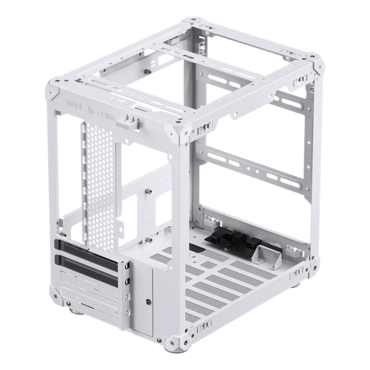C6, No PSU, microATX, White, Mini Cube Case