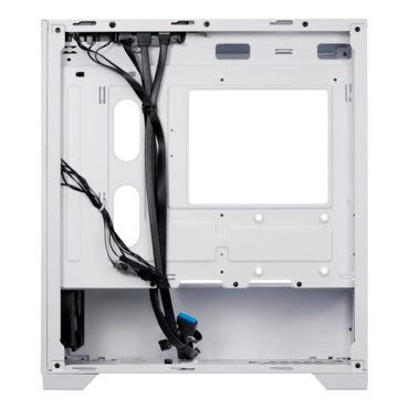 Elite 302, Tempered Glass, No PSU, microATX, White, Mini Tower Case
