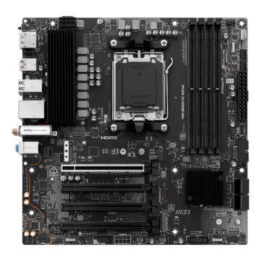 PRO B850M-VC WIFI6E, AMD B850 Chipset, AM5, microATX Motherboard