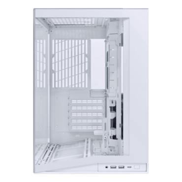 O11 DYNAMIC MINI V2, Tempered Glass, No PSU, ATX, White, Mini Tower Case