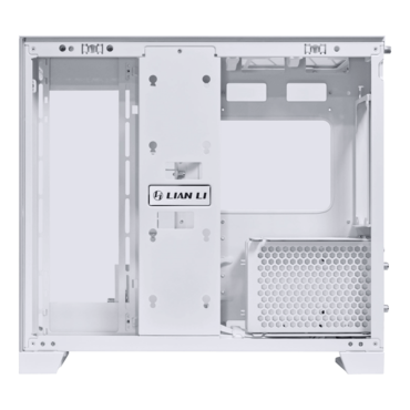 O11 DYNAMIC MINI V2, Tempered Glass, No PSU, ATX, White, Mini Tower Case