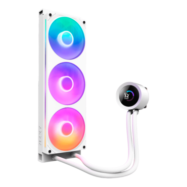 Kraken Plus 360 RGB, White, 360mm Radiator, Liquid Cooling System