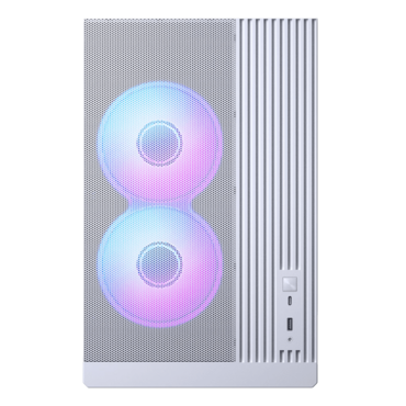 XT M3 M25, Tempered Glass, No PSU, microATX, White, Mini Tower Case