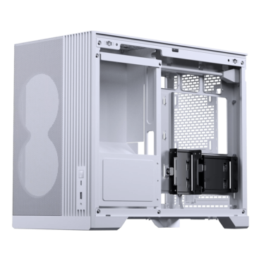 XT M3 M25, Tempered Glass, No PSU, microATX, White, Mini Tower Case