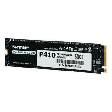 500GB P410, 5000 / 2300 MB/s, 3D NAND, PCIe NVMe 4.0 x4, M.2 2280 SSD