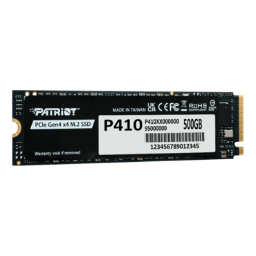 500GB P410, 5000 / 2300 MB/s, 3D NAND, PCIe NVMe 4.0 x4, M.2 2280 SSD