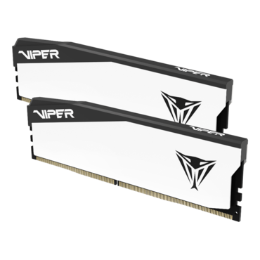 32GB (2 x 16GB) Viper Elite 5 DDR5 7000MT/s, CL38, White/Black, DIMM Memory