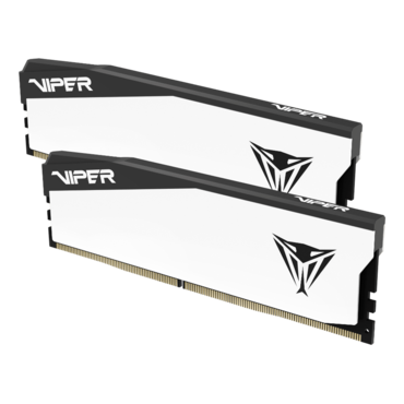 64GB (2 x 32GB) Viper Elite 5 DDR5 6400MT/s, CL32, White/Black, DIMM Memory