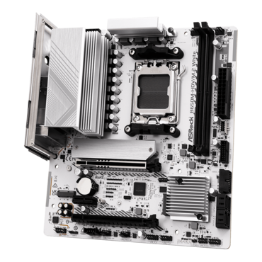 B650M-HDV/M.2 White, AMD B650 Chipset, AM5, microATX Motherboard