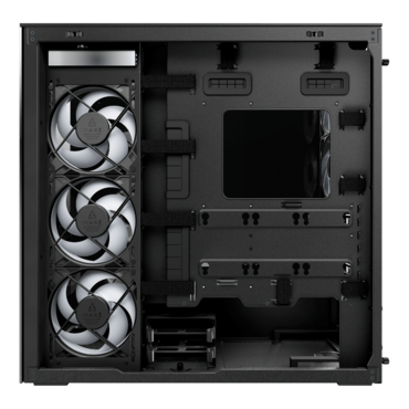 Xtender, Tempered Glass, No PSU, E-ATX, Black, Mid Tower Case