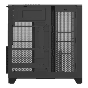 View 390 Air, Tempered Glass, No PSU, ATX, Black, Mid Tower Case