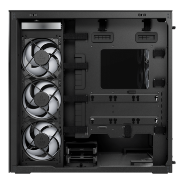 Xtender, Tempered Glass, No PSU, E-ATX, Mirror Black, Mid Tower Case