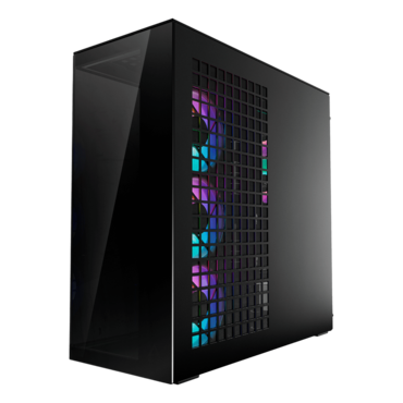 Xtender, Tempered Glass, No PSU, E-ATX, Mirror Black, Mid Tower Case