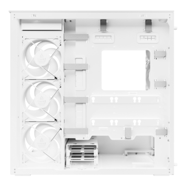 Xtender, Tempered Glass, No PSU, E-ATX, White, Mid Tower Case