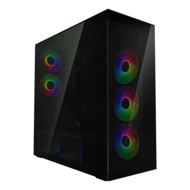 Xtender VG, Tempered Glass, No PSU, E-ATX, Black, Mid Tower Case