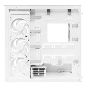 Xtender VG, Tempered Glass, No PSU, E-ATX, White, Mid Tower Case