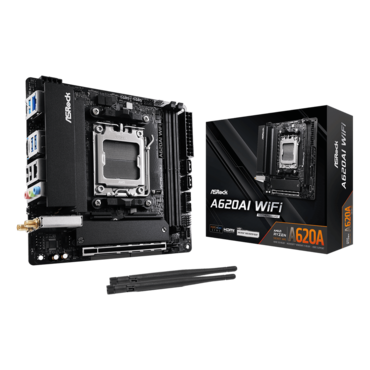 A620AI WiFi, AMD A620A Chipset, AM5, Mini-ITX Motherboard