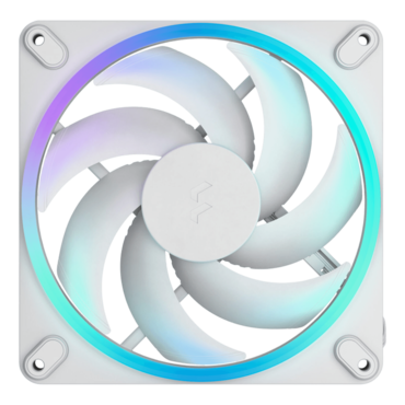 Momentum 14 RGB 140mm, White, ARGB LEDs, 1800 RPM, 74.39 CFM, 28 dBA, Cooling Fan