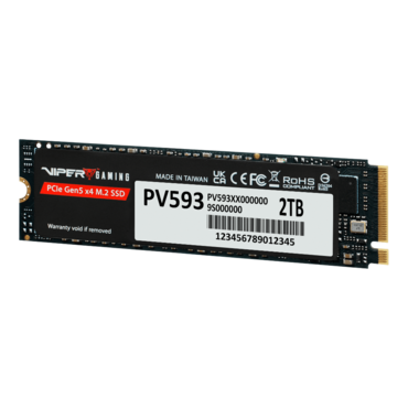 2TB VIPER PV593, 14000 / 13000 MB/s, 3D TLC NAND, PCIe NVMe 5.0 x4, M.2 2280 SSD