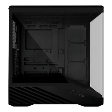 Vector V100R, Tempered Glass, No PSU, E-ATX, Black, Mid Tower Case