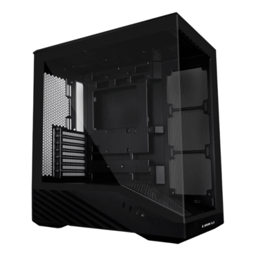 Vector V100R, Tempered Glass, No PSU, E-ATX, Black, Mid Tower Case