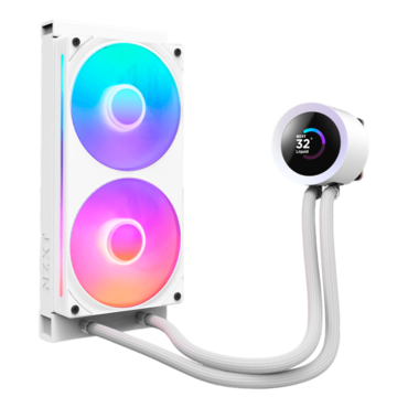 Kraken Plus 240 RGB, White, 240mm Radiator, Liquid Cooling System