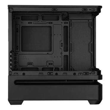 Prime AP202, Tempered Glass, No PSU, micro-ATX, Black, Mid Tower Case