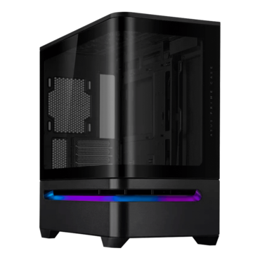 Prime AP202, Tempered Glass, No PSU, micro-ATX, Black, Mid Tower Case
