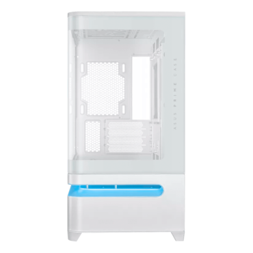 Prime AP202, Tempered Glass, No PSU, micro-ATX, White, Mid Tower Case