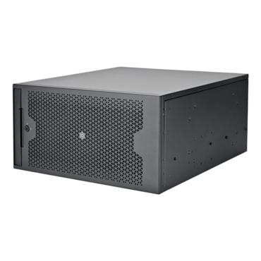 RM53-502 5U Rackmount Chassis, 360mm AIO Support, 2x 5.25&quot;, 1x 3.5&quot;, 5x 2.5&quot;, Black