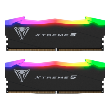 32GB (2 x 16GB) Viper Xtreme 5 RGB DDR5 6000MT/s, CL36, Black, RGB LED, DIMM Memory
