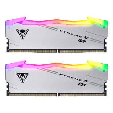 48GB (2 x 24GB) Viper Xtreme 5 RGB CKD DDR5 9200MT/s, CL44, Silver, RGB LED, DIMM Memory